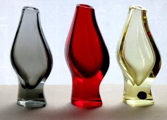 3 Vasen Aloys Gangkofner für Hessenglas